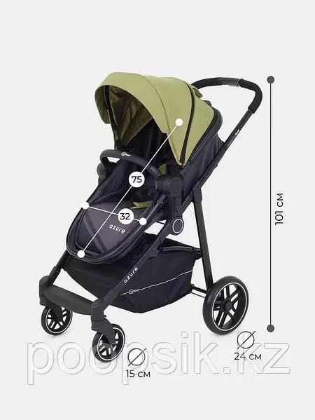 Детская коляска -трансформер Rant Azure Star оливковая
