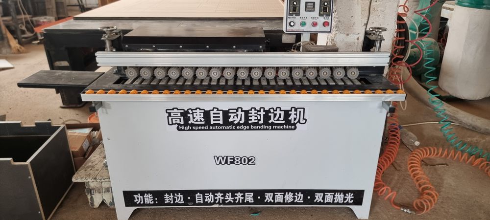 Автоматический кромооблицовочный станок WF802 (Кромкозакаточный)