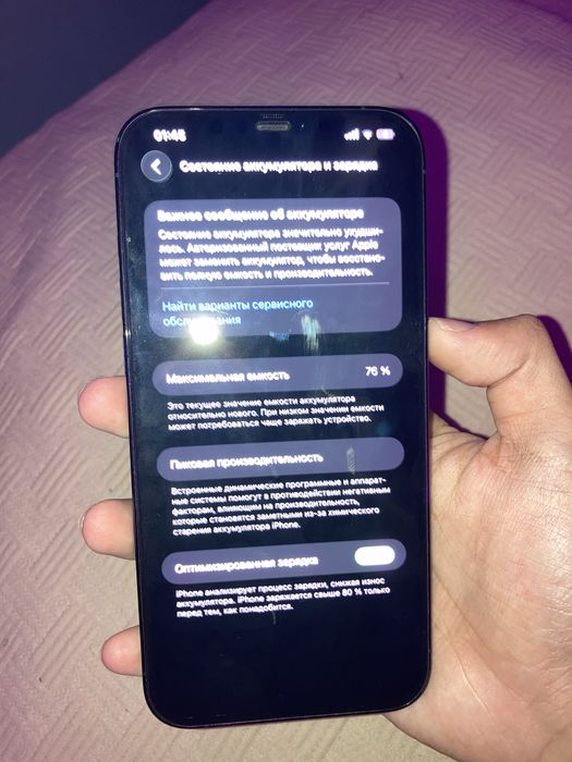 iphone 12 pro max 256gb 76%
