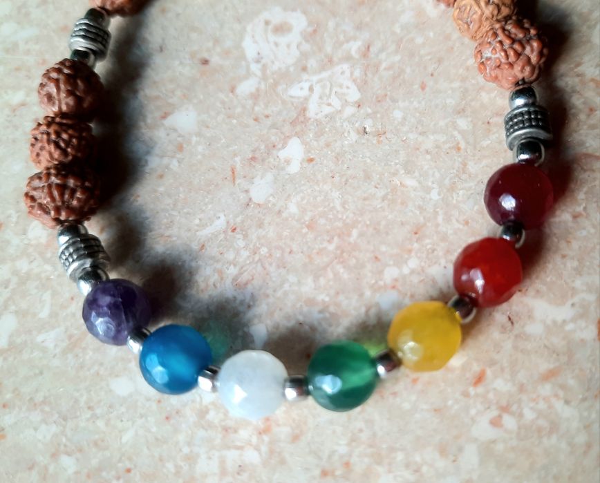 Bratara Echilibrare Chakre cu Rudraksha
