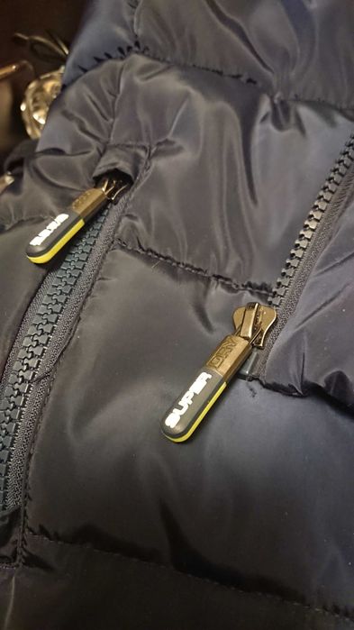 Vesta puf Superdry, gluga, polar, marimea M