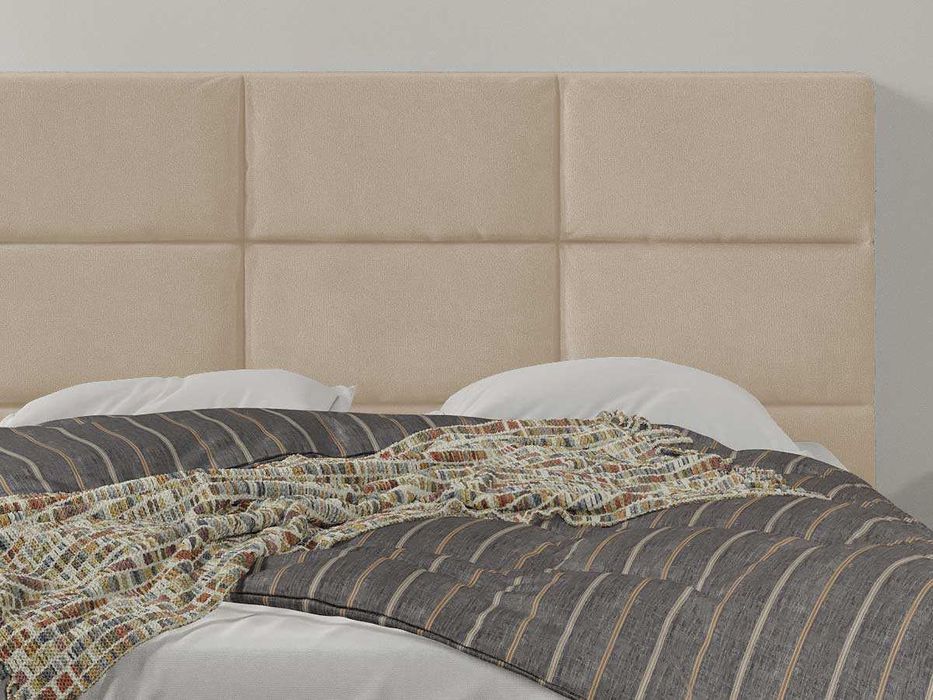 Pat Cico de 190 rabatabil 170 x 114 C1 din piele/stofa Bej Falcone 102