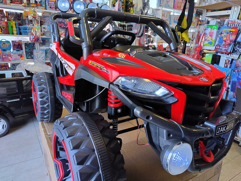 SAFARI двуместен акумулаторен джип JAKARTA 4×4 червен