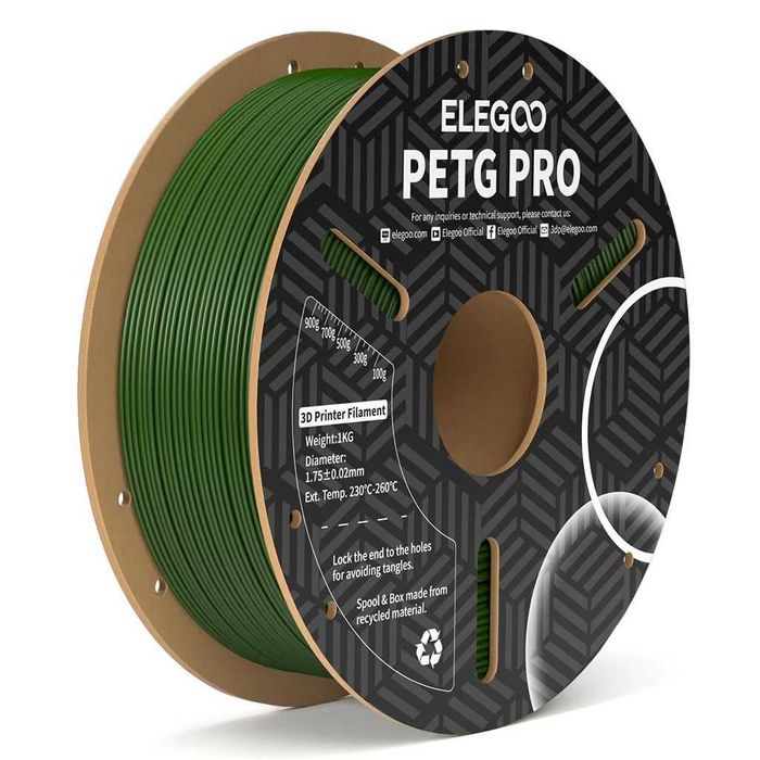 PETG PRO, PLA+ , PLA  3D Filament FDM / 3Д Филамент ELEGOO