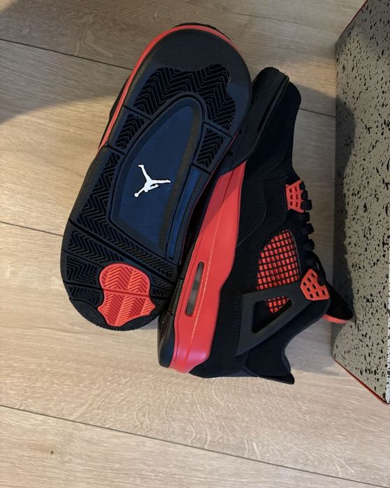 Adidași Air Jordan 4 Red Thunder