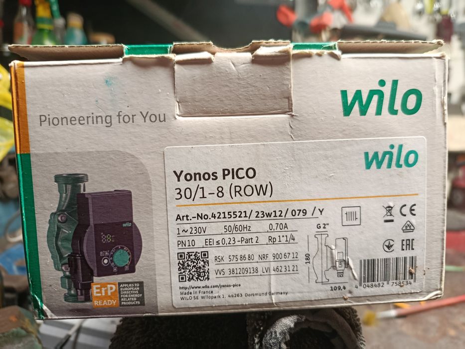 Wilo  nasos yonos PICO 30/1-8