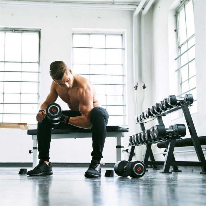 Set gantere profesionale cu cauciuc 25 kg - 2 x 12,5 kg