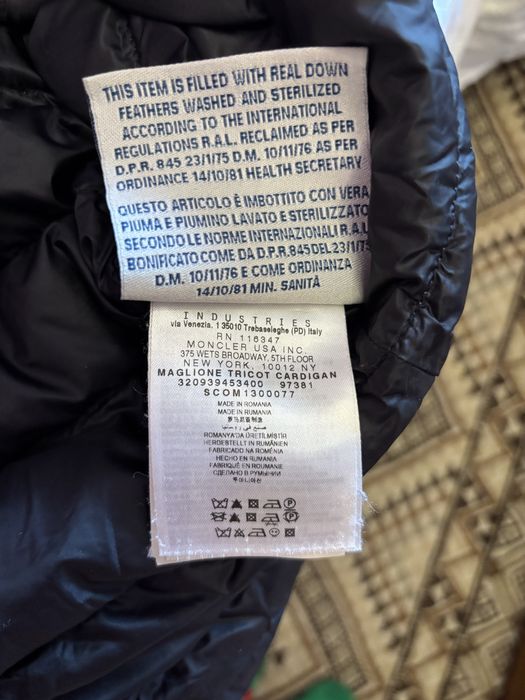Cardigan Tricot,Maglione Moncler,100% Autentic, masura S,