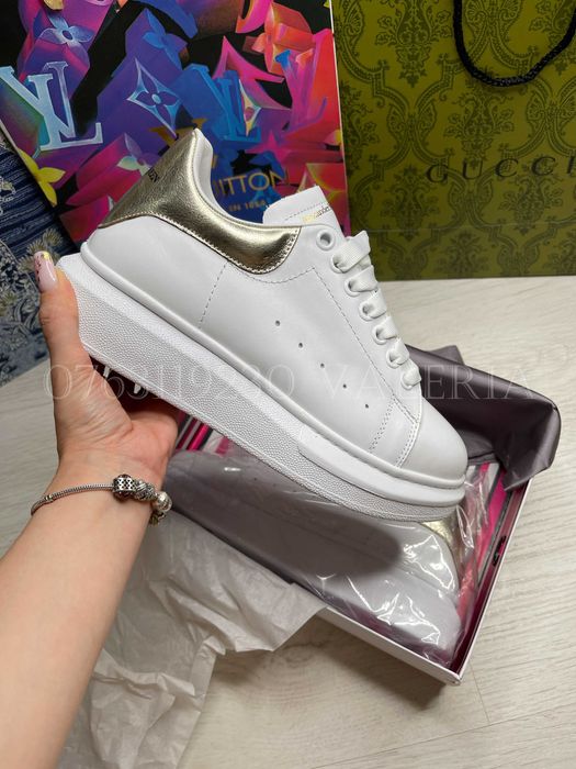 Tenesi Sneakers Adidasi cu auriu Varianta piele