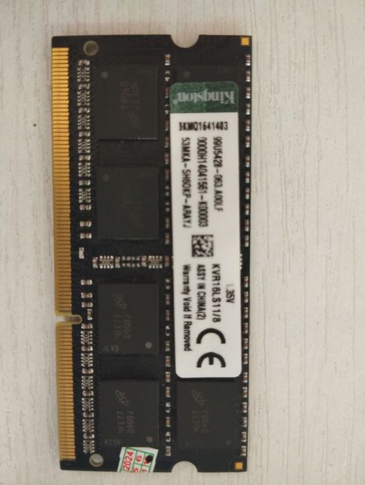 Оперативная память DDR-III 8GB, DDR3-4g-100000 сум, DDR4-8g-300000 сум