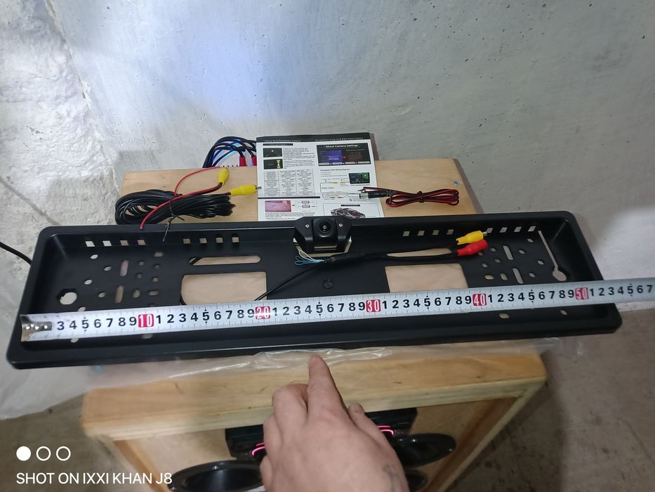 Рамка гос номер с камерой