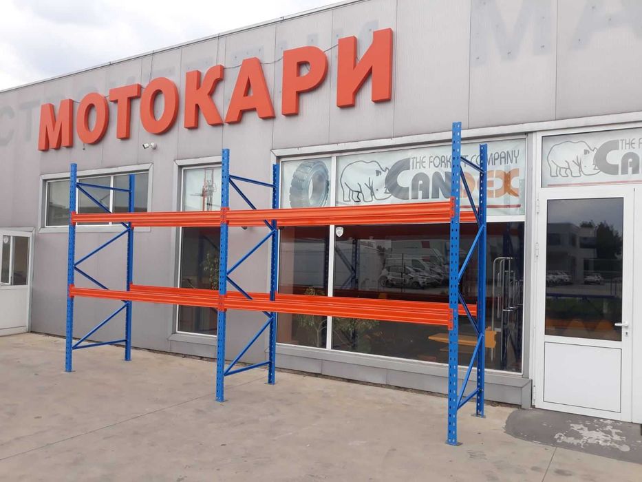 Метални палетни стелажи (стелажи за европалети) на най-добри цени