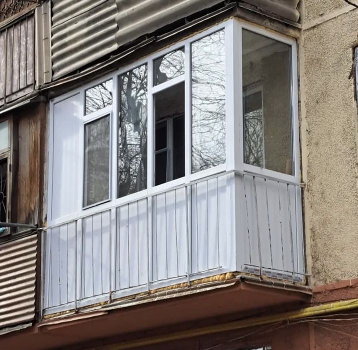 Балконы пластиковые под ключ!