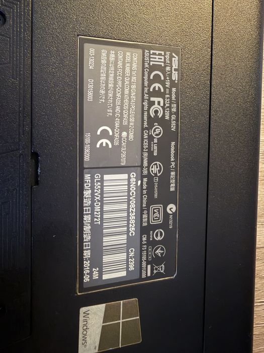 Asus Rog GL552VX