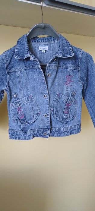 Дънково яке за малко момиченце