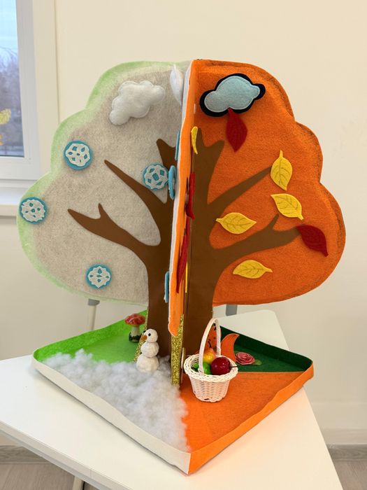 Игрушки из фетра времена года