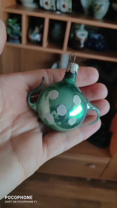 Игрушки ёлочные стеклянные СССР