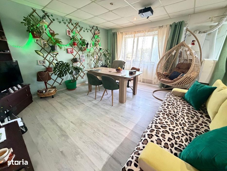 3 camere 2 bai 76mp etaj intermediar bloc pe cadre zona Nicolina