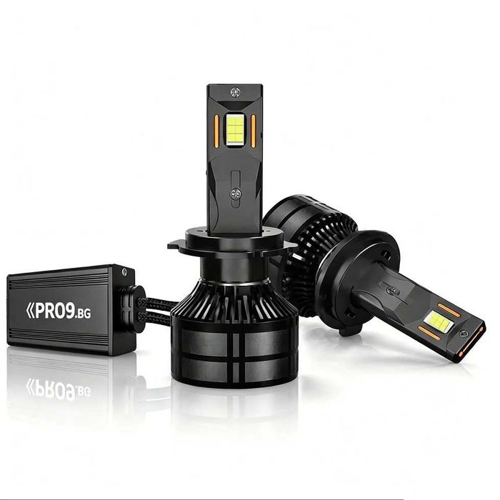 LED крушки H7 60W 6000K 14000lm 12-24V 2 ГОДИНИ ГАРАНЦИЯ
