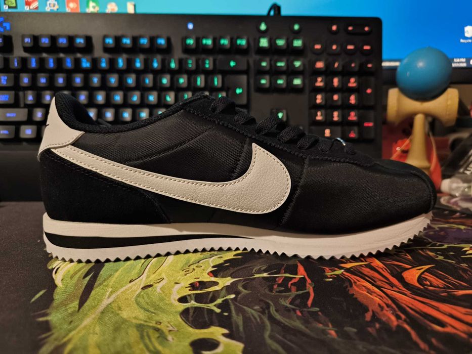 Nike Cortez Negru Alb 43