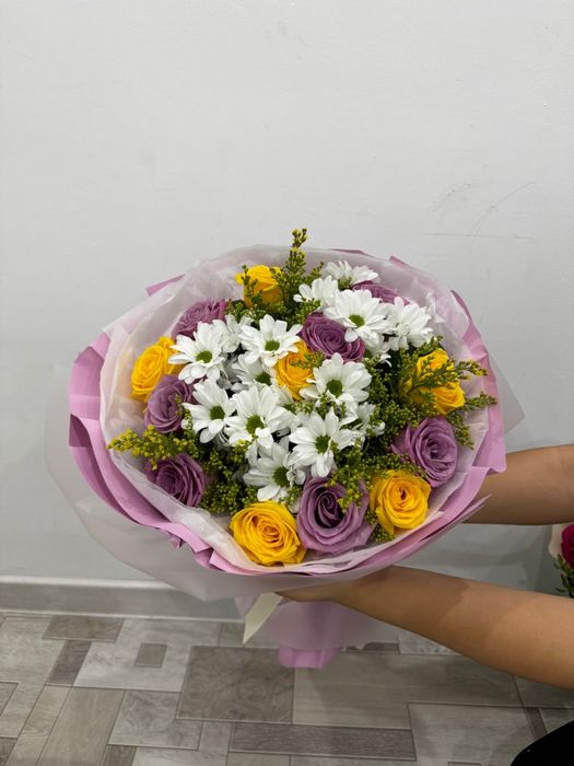 Цветы букет низкий цене от 2000 тг до 5000 тг