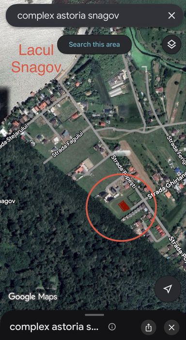 Proprietar vand teren Complex Astoria Snagov, comuna Gruiu