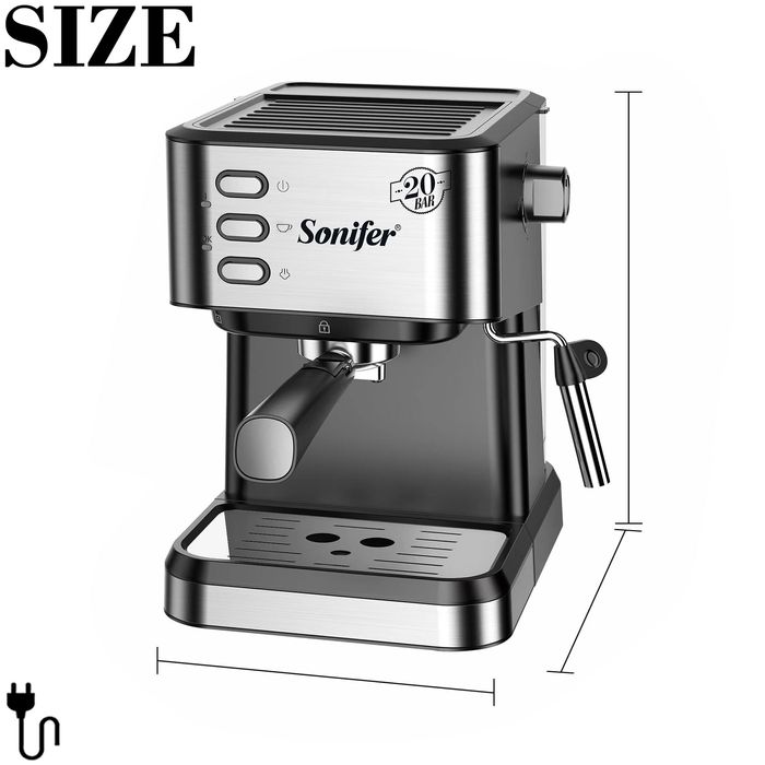 Новая кофеварка эспрессо латте Sonifer SF 3574 Кофемашина
