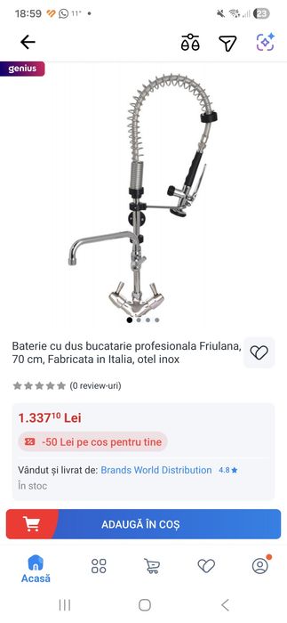 Baterie friulana/ dus pendul lebădă