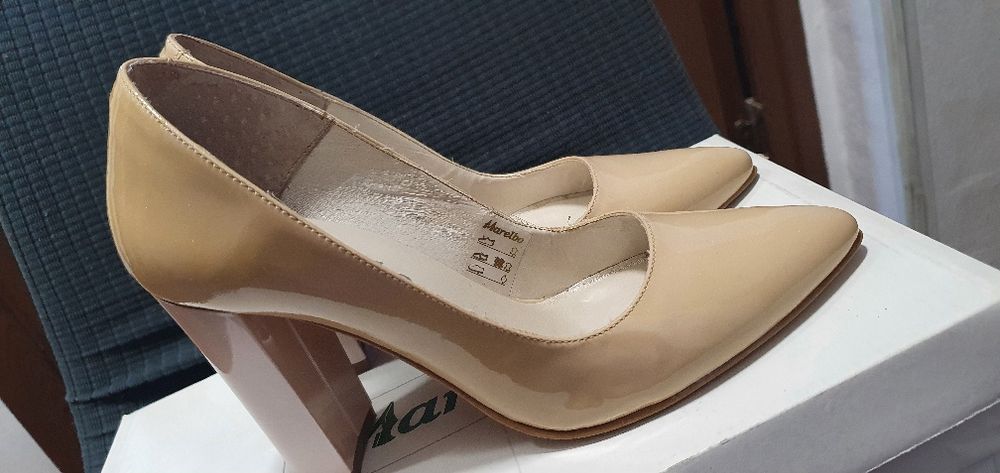 Pantofi piele naturala marelbo