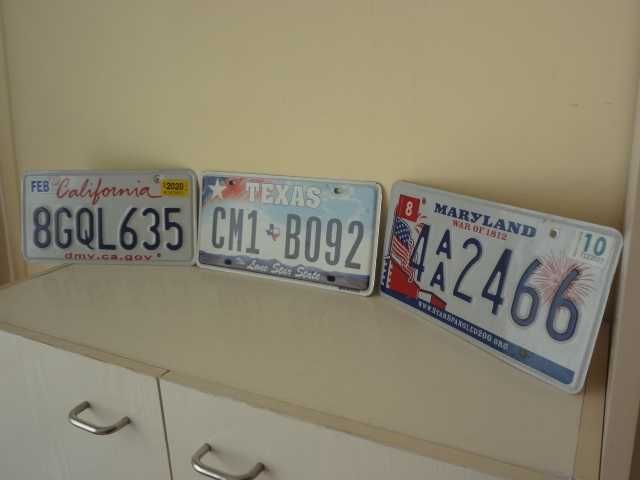 Автомобилни номера (регистрационни табели) от САЩ