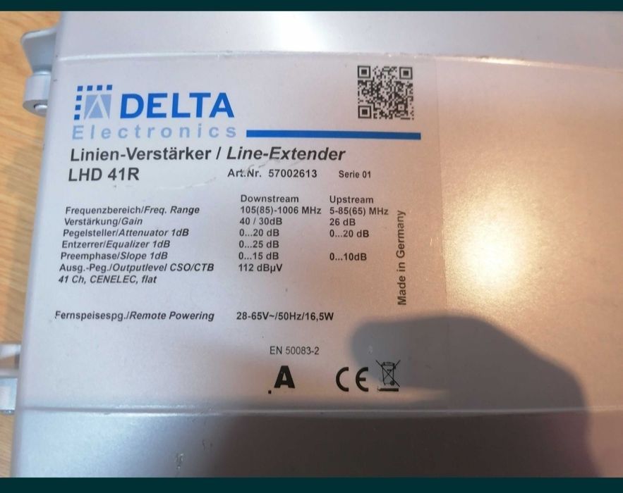 Amplificator CATV-transformator toroidal - telealimentare