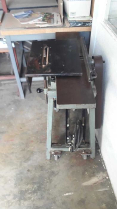 абрихт - чугунен плот и циркуляр