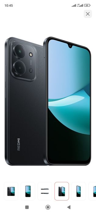 Смартфон Redmi 15C 8 ГБ/256 ГБ черный