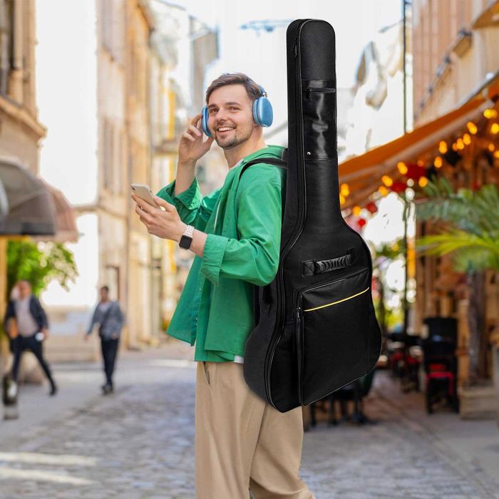 Husa chitara 41 inch impermeabila cu bretele reglabile si buzunare