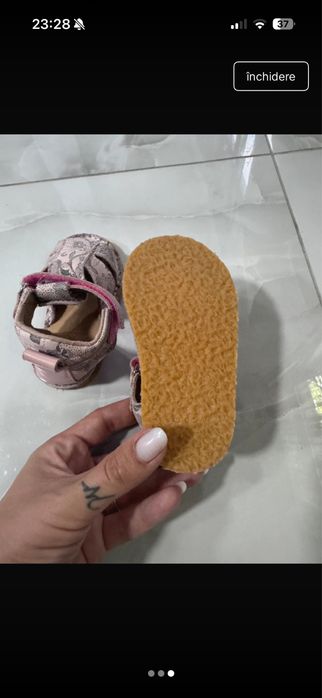 Sandale barefoot din piele naturala