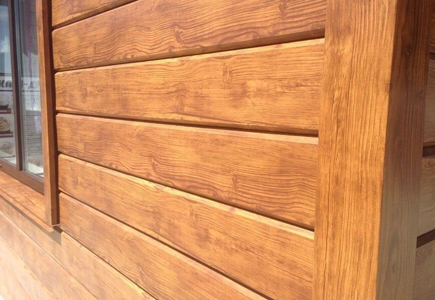 Акция на металлосайдинг под дерево Сайдинг винил Фасад