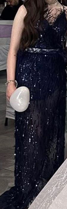 Рокля LORRETI тъмно синя