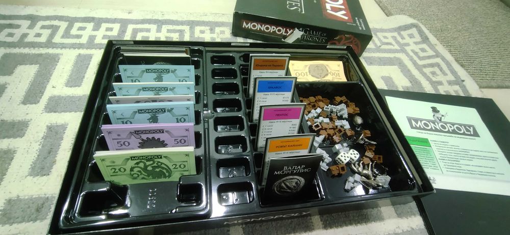 Monopoly Game of thrones / Игра на тронове монополи board game