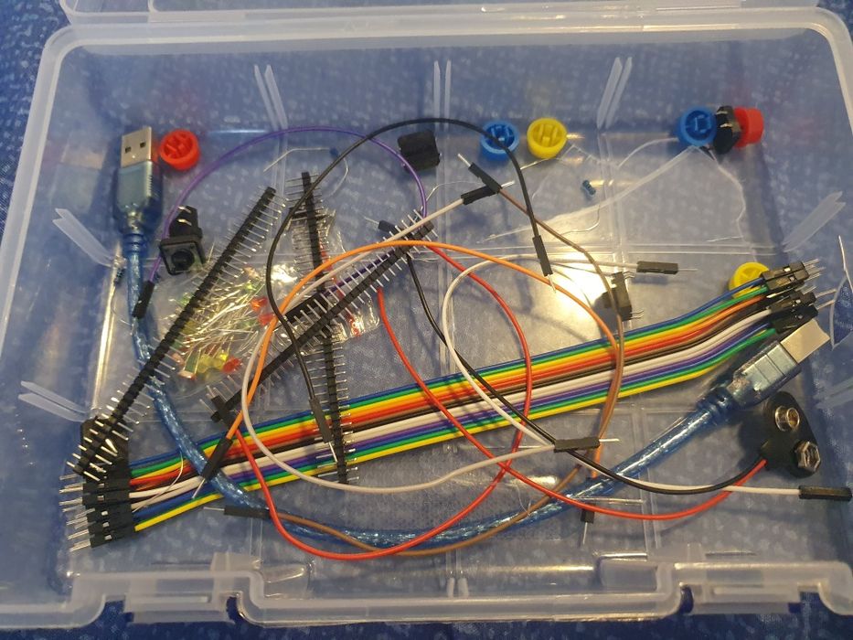 Kit Arduino Uno.