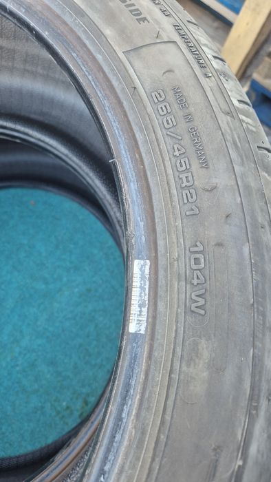 2 бр. Летни гуми 265/45/21 Dunlop