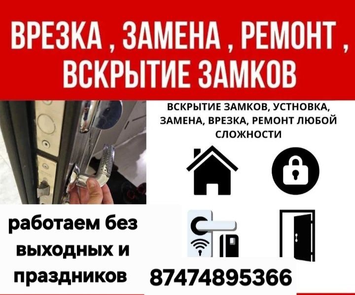 Вскрытие замков замена ремонт установка замков