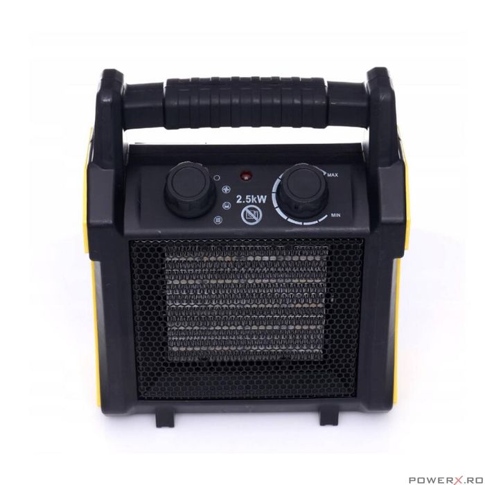 Incalzitor electric pentru caldura cu termostat, 2.5KW 10A, Kraft