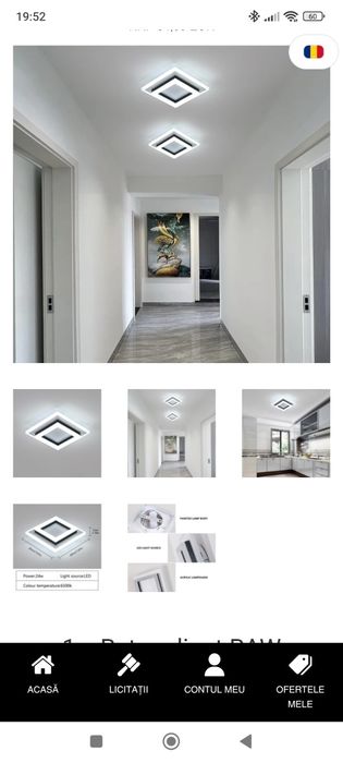 Vând diferite modele de aplice led