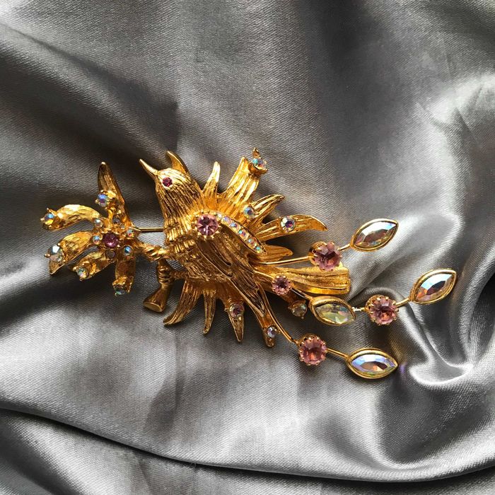 Винтажная брошь Graziano