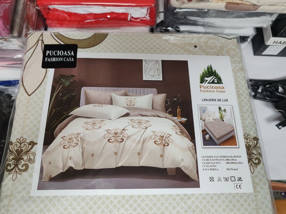 Lenjerie de pat cu elastic