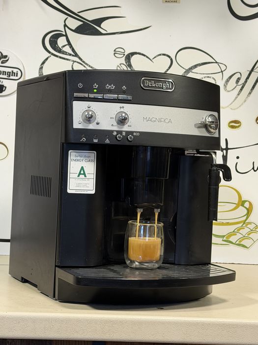 Кафемашина кафе автомат delonghi magnifica с гаранция