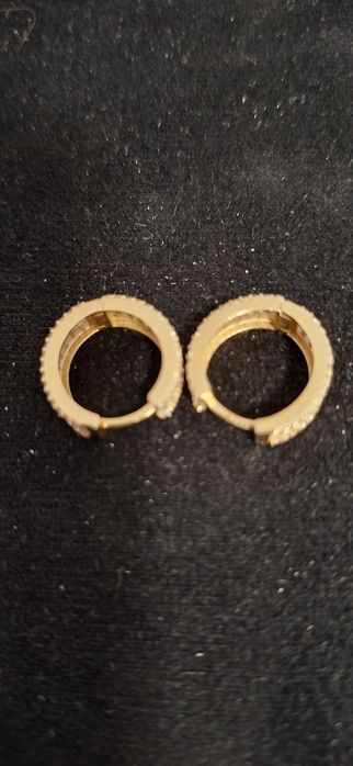 Cercei de aur 14 k superbi