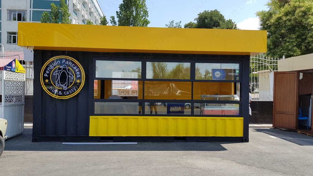 Контейнер офис, контенeр магазин, konteyner kafe, kontener jiloy, дача