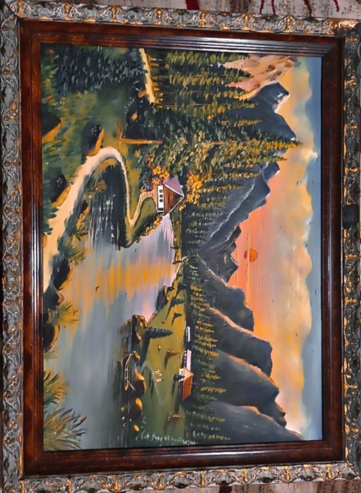 Tablou pictat pe pânză în ulei