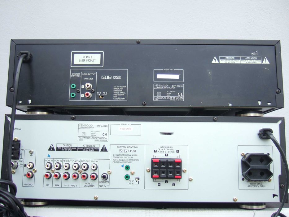 Linie audio Kenwood. Receiver Si Cd player .